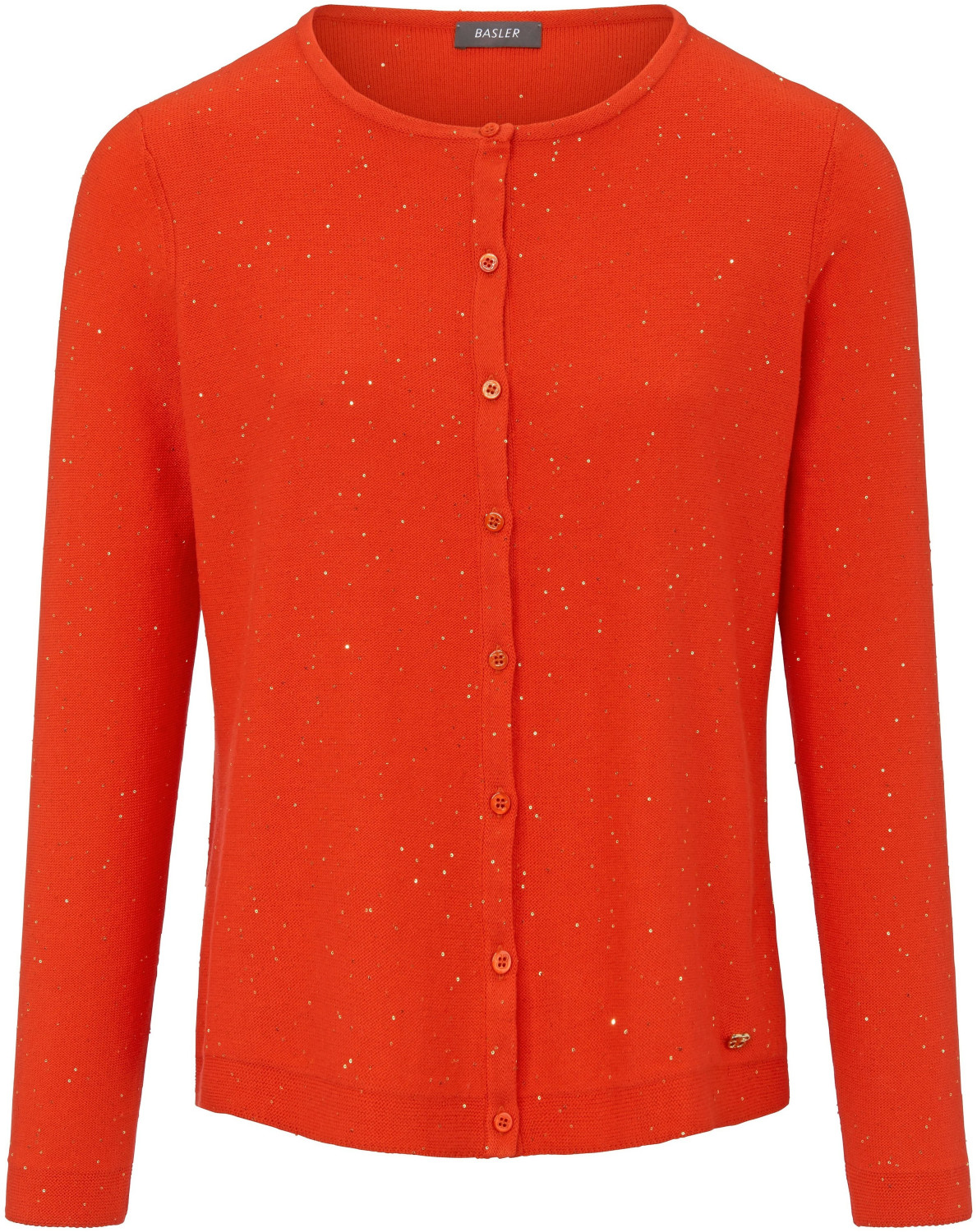 Basler knitted cardigan with sequins (2202601301) chili