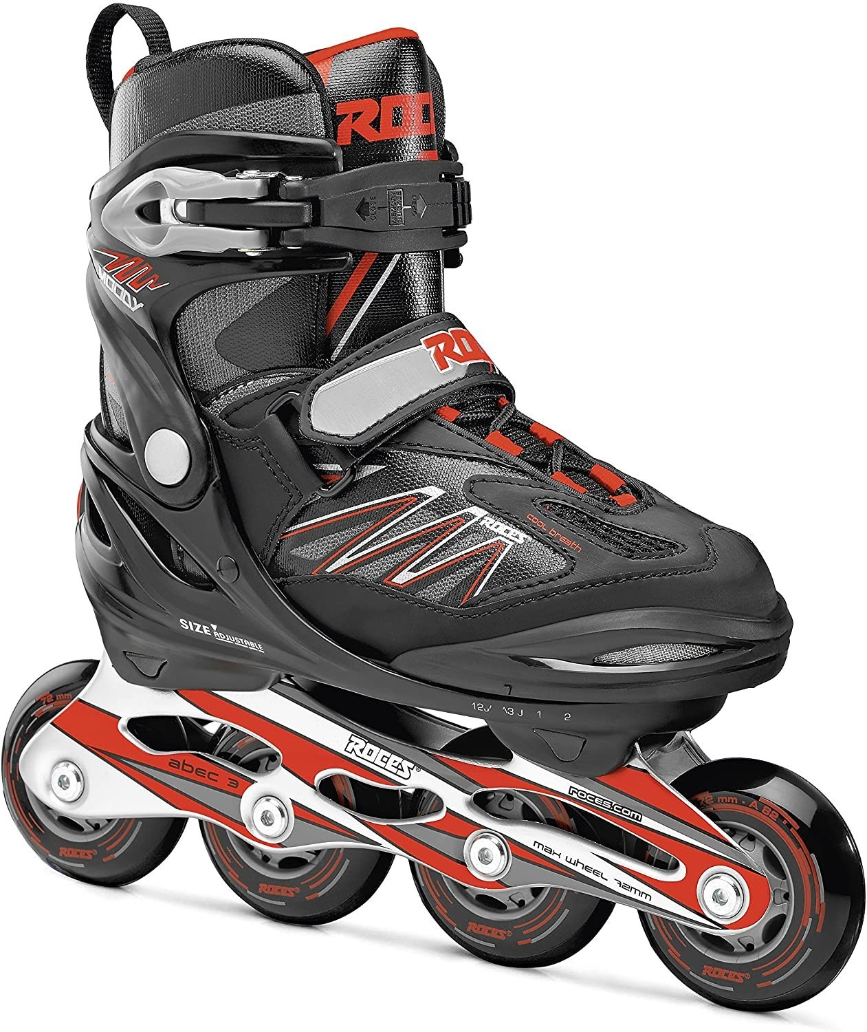 Roces Moody 5.0 noir/rouge