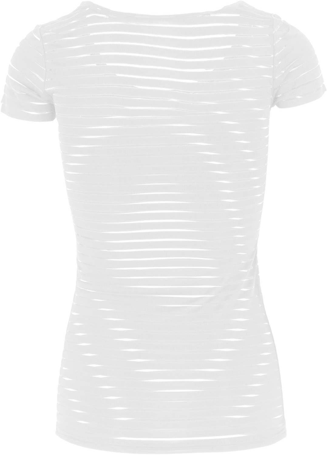 Urban Classics Ladies Semi Transparent Scuba Tee (TB1060-00555-0046) offwhite