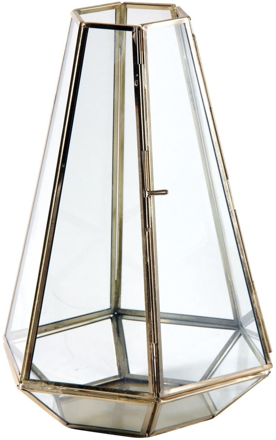 Aubry Gaspard Photophore verre et laiton