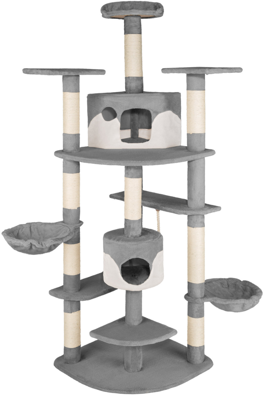 TecTake Fippi 201 cm gris/blanc (402184)