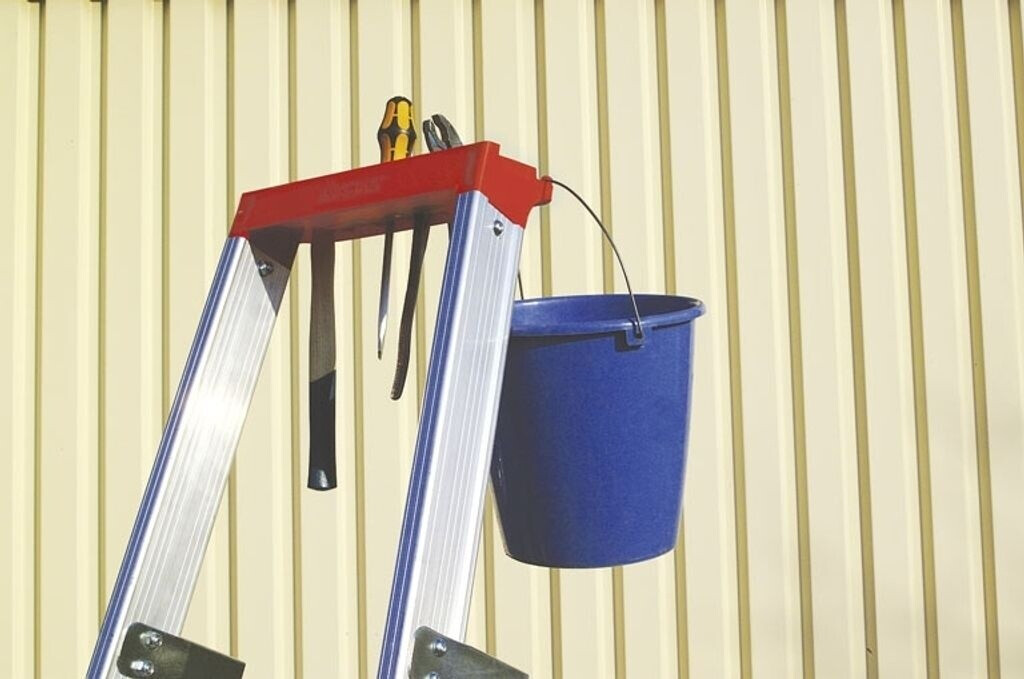 Euroline Leitern Premium mit Sicherheitsbrücke 7 Stufen (3257707) ab