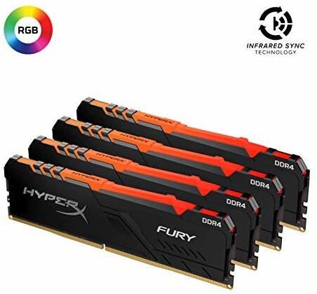 HyperX Fury RGB 128GB Kit DDR4-3200 CL16 (HX432C16FB3AK4/128)