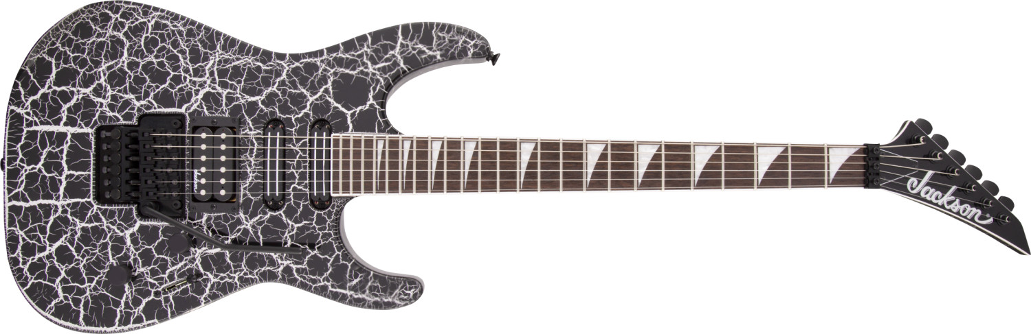 Jackson SL3X DX Soloist Silver Crackle