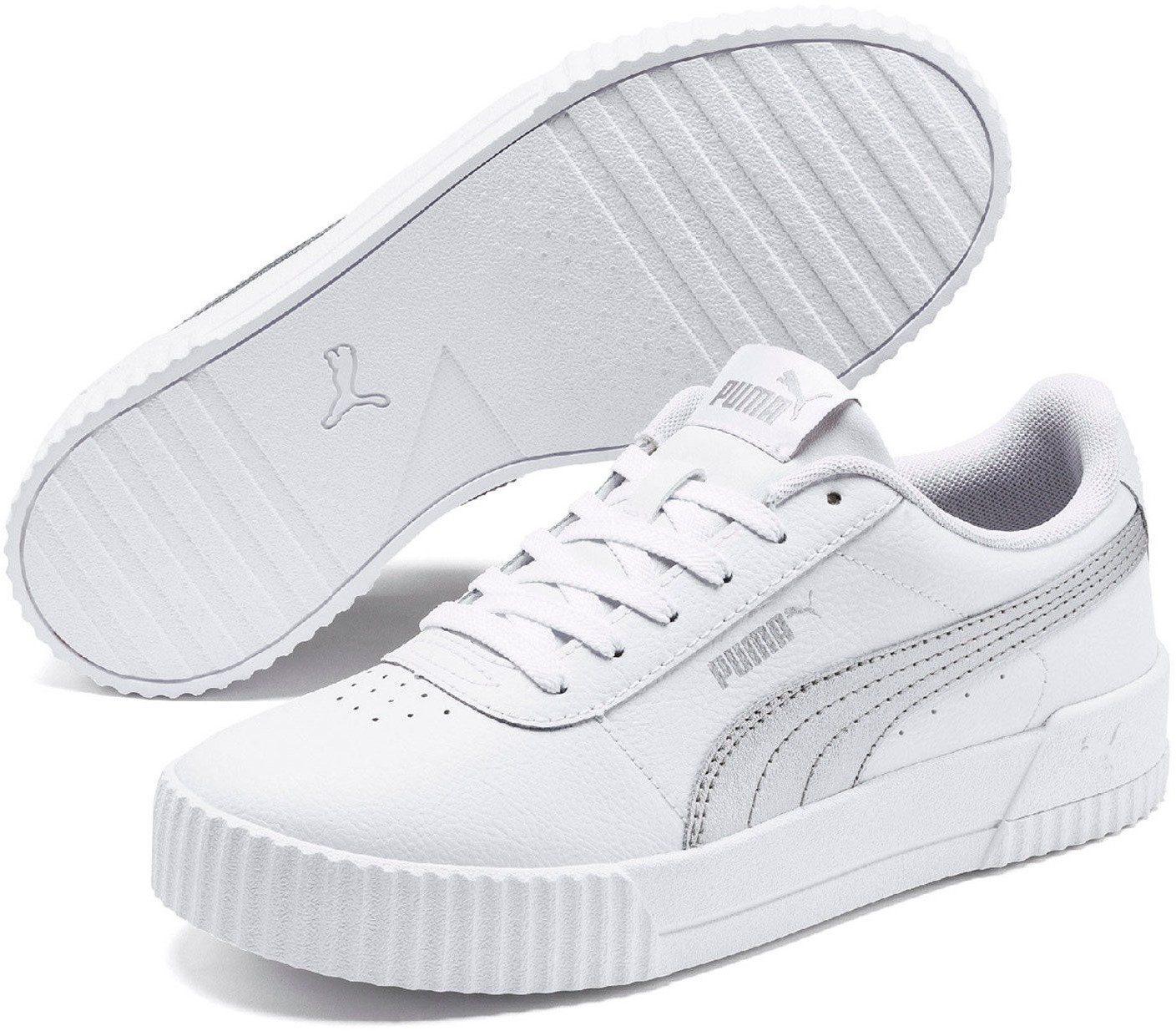 puma carina all white