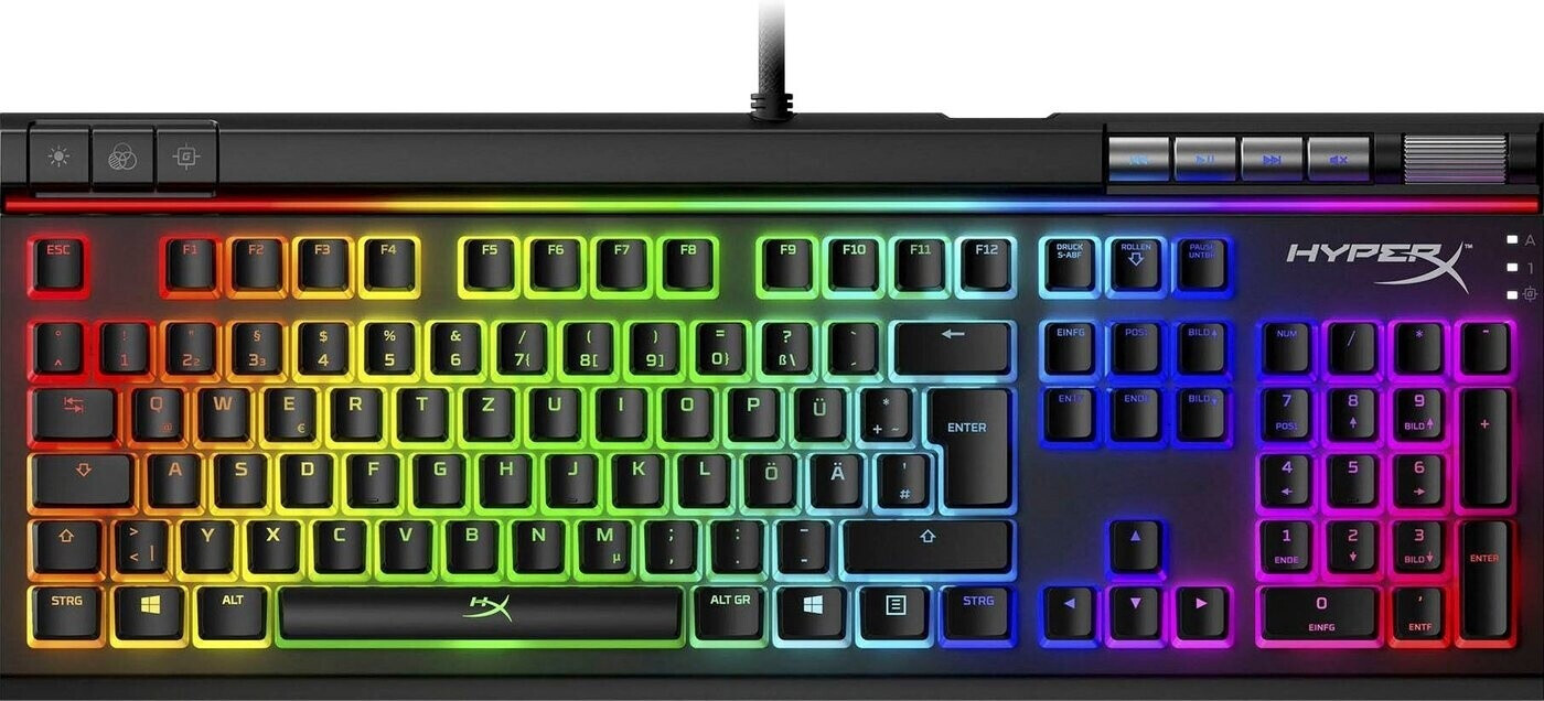 HyperX Pudding Keycaps ABS Black (DE)