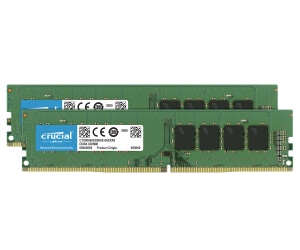 Crucial RAM 32GB Kit (2x16GB) DDR4 3200MHz CL22 (or 2933MHz or 2666MHz)  Desktop Memory CT2K16G4DFRA32A