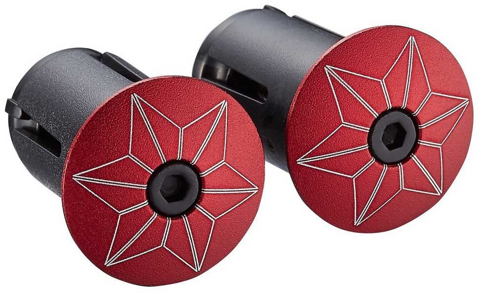 SUPACAZ Star Plugz One Size Red