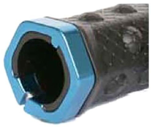 Rymebikes Lock Grip Hexagonal 130 mm Blue