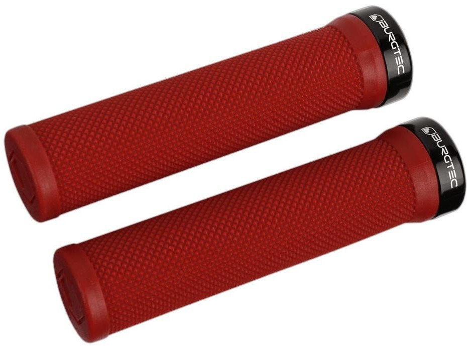 Burgtec Bartender Grip Single Lock On One Size Race Red