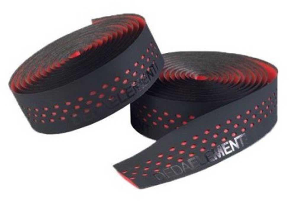 Deda Presa Perforated One Size Black / Red