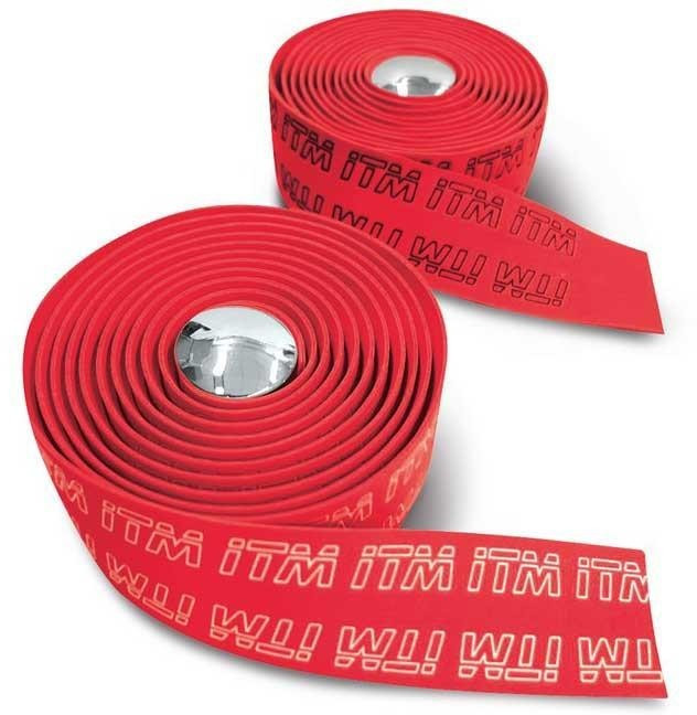 ITM Handlebar Tape Eva Tape 3d One Size Red / Logo White