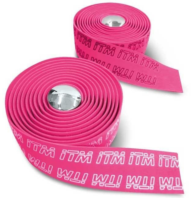 ITM Handlebar Tape Eva Tape 3d One Size Pink / Logo Black