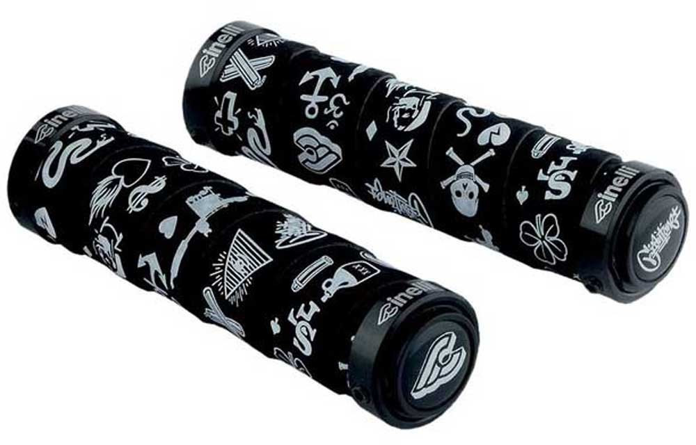 Cinelli Grips Mike Giant 22.4 x 129 mm White / Black