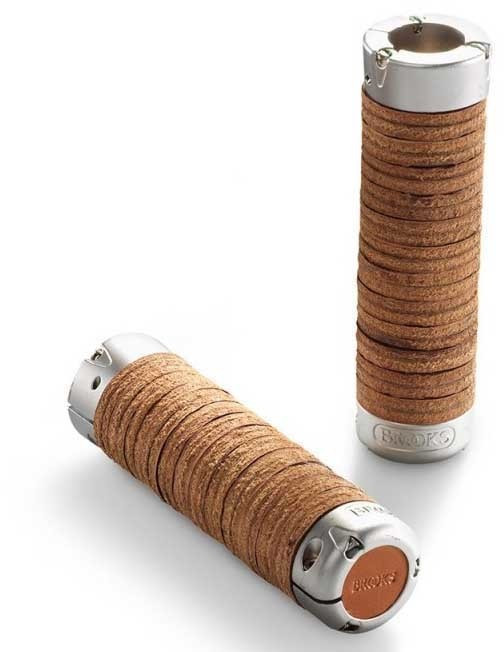 Brooks England Plump Leather Grips 80-130 mm Honey