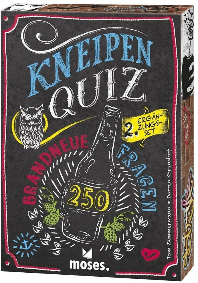 Kneipenquiz - 250 Brandneue Fragen (2. Ergänzungsset) ab 6,99