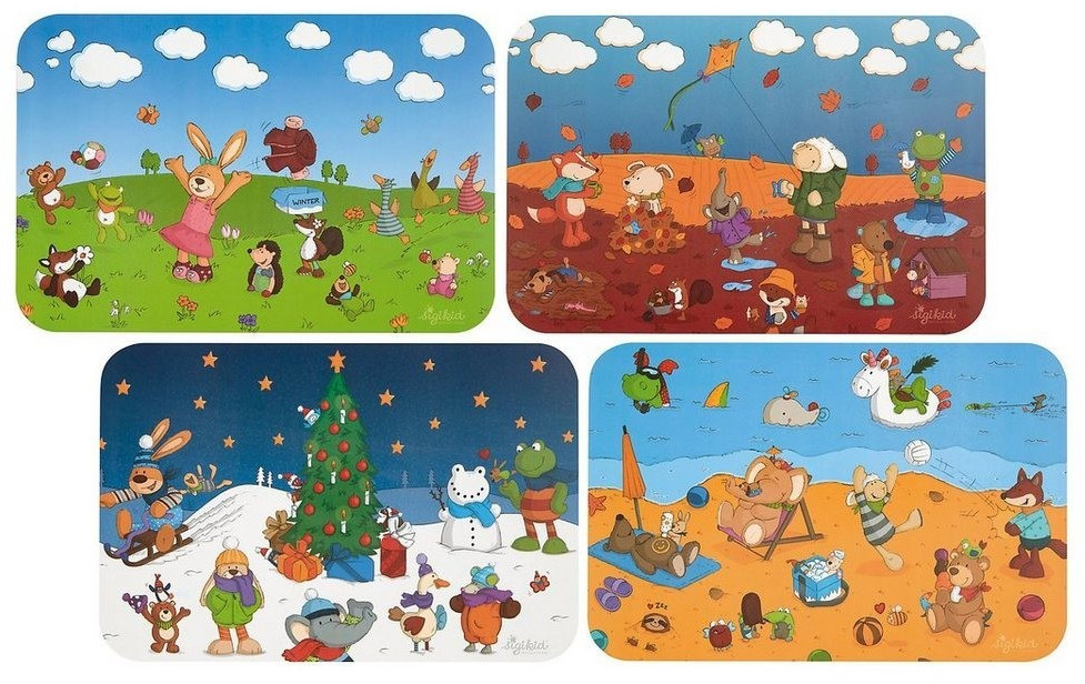 Sigikid Kids' Placemat Set Four Seasons