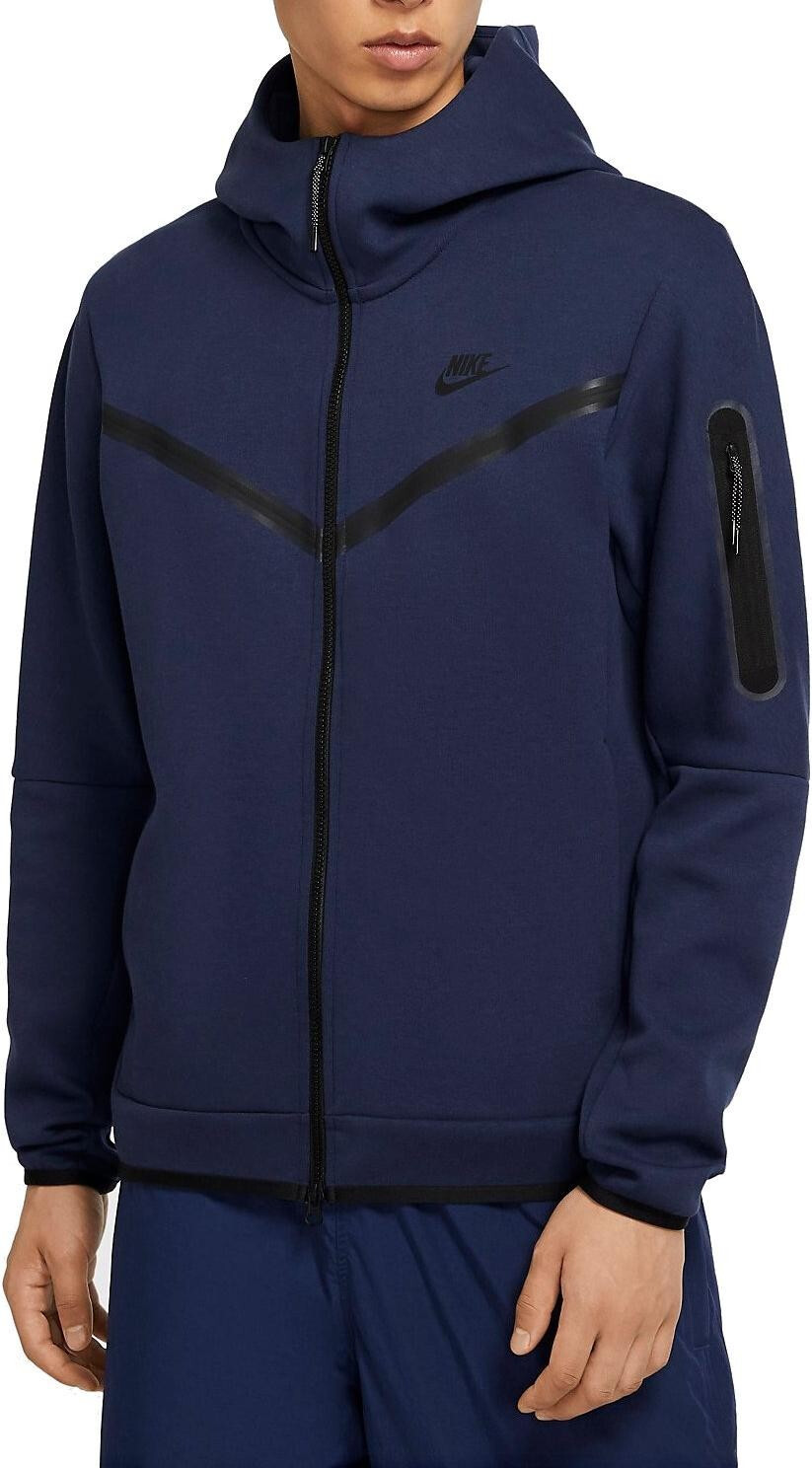 Nike Sportswear CU4489-480 Men's Royal Blue Tech Fleece Full-Zip Hoodie  SS102