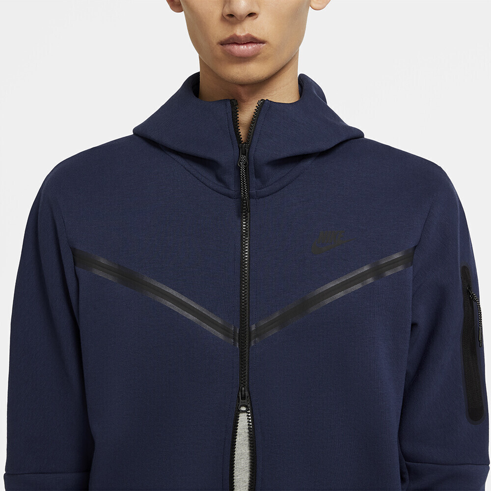 Buy Nike Tech Fleece Windrunner Full Zip Hoodie (CU4489) midnight navy ...