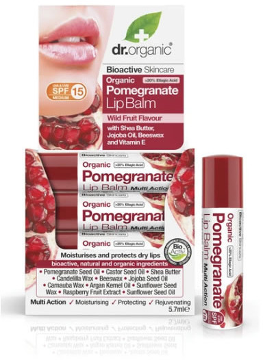Dr. Organic Lipbalm Pommegranate 5,7ml