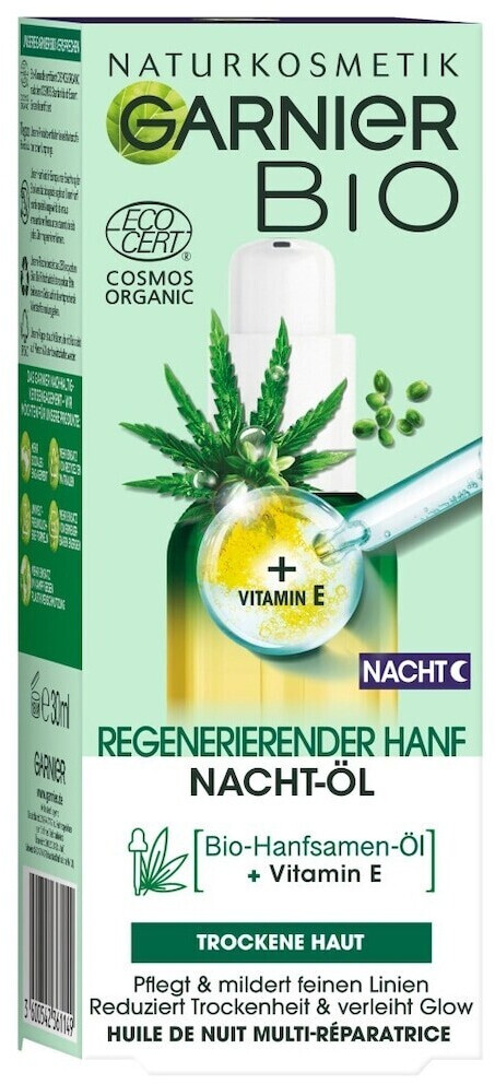 Garnier Bio-Hanf Nacht-Öl (30ml) ab 9,40 € | Preisvergleich bei