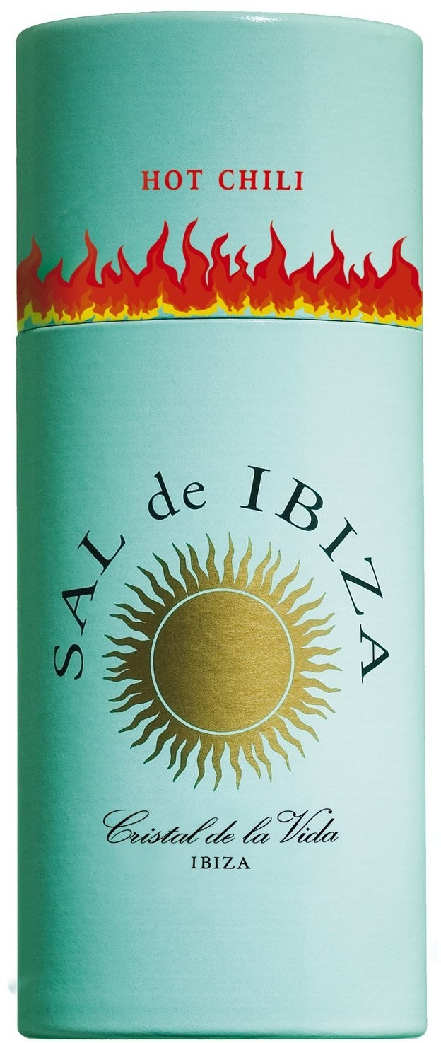 Sal de Ibiza Granito con Chili - Sea Salt Powder Dispenser (75g)