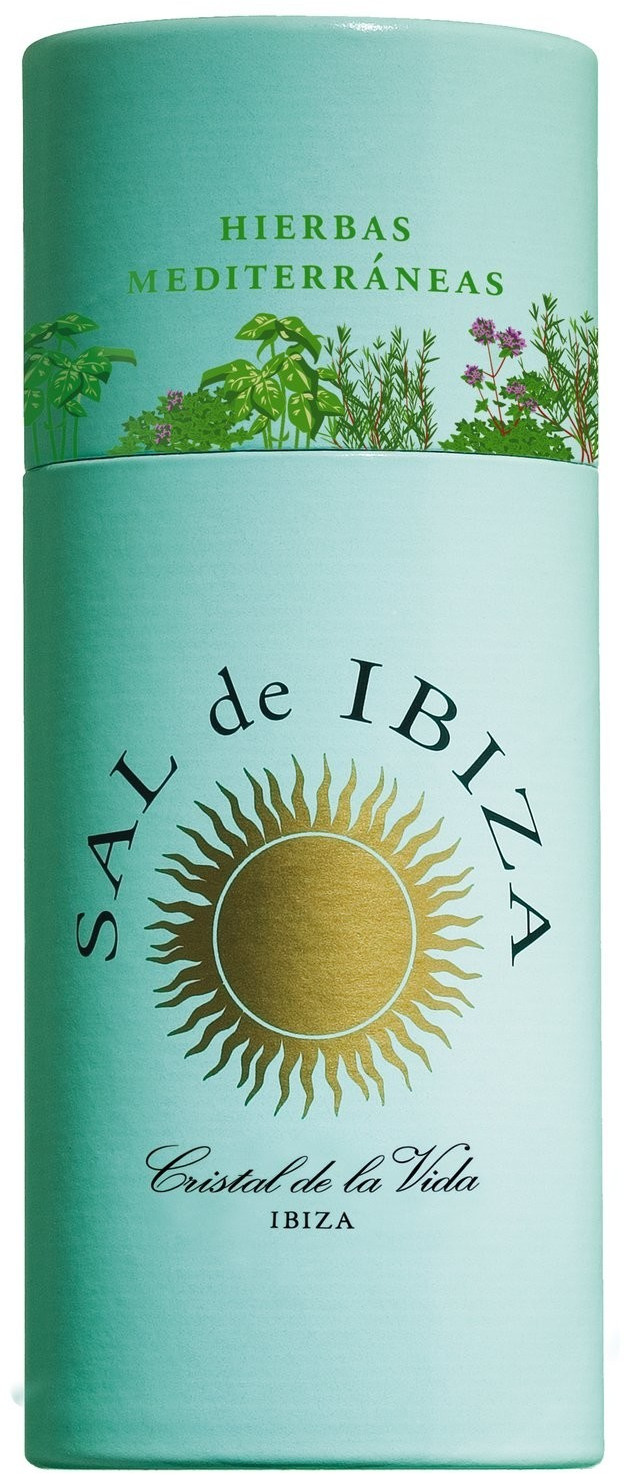 Sal de Ibiza Granito con Hierbas - Sea Salt with Mediterranean Herbs (55g)