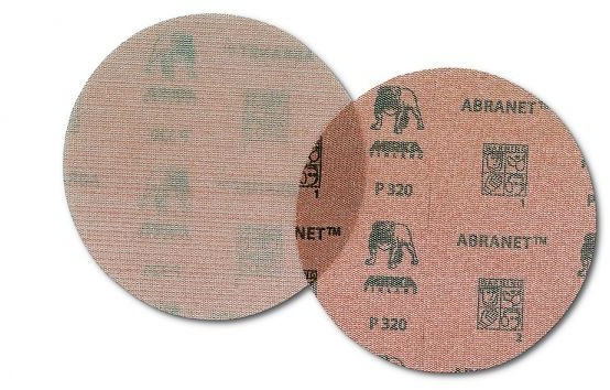 Mirka Abranet Disques abrasifs filet Ø 77 mm Velcro / grain P80