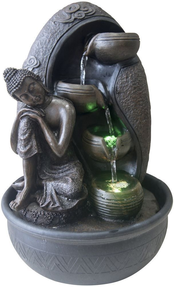 Fontaine d'intérieur LED bouddha krishna