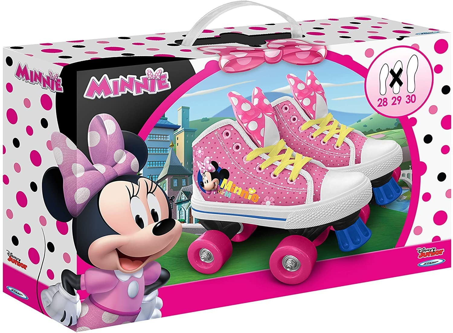 Disney patins à roulettes Minnie Mouse filles rose/blanc - Roller