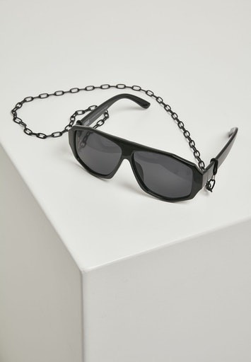 Urban Classics 101 Chain Sunglasses (TB2567-00825-0050) black/black