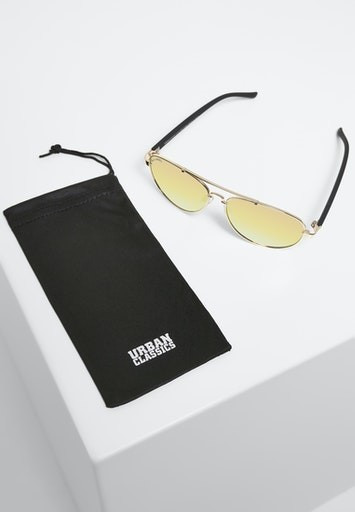Urban Classics Sunglasses Mumbo Mirror UC (TB3719-00965-0050) gold/orange