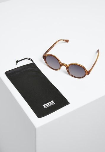 Urban Classics Sunglasses Retro Funk UC (TB3722-02579-0050) brown leo/grey