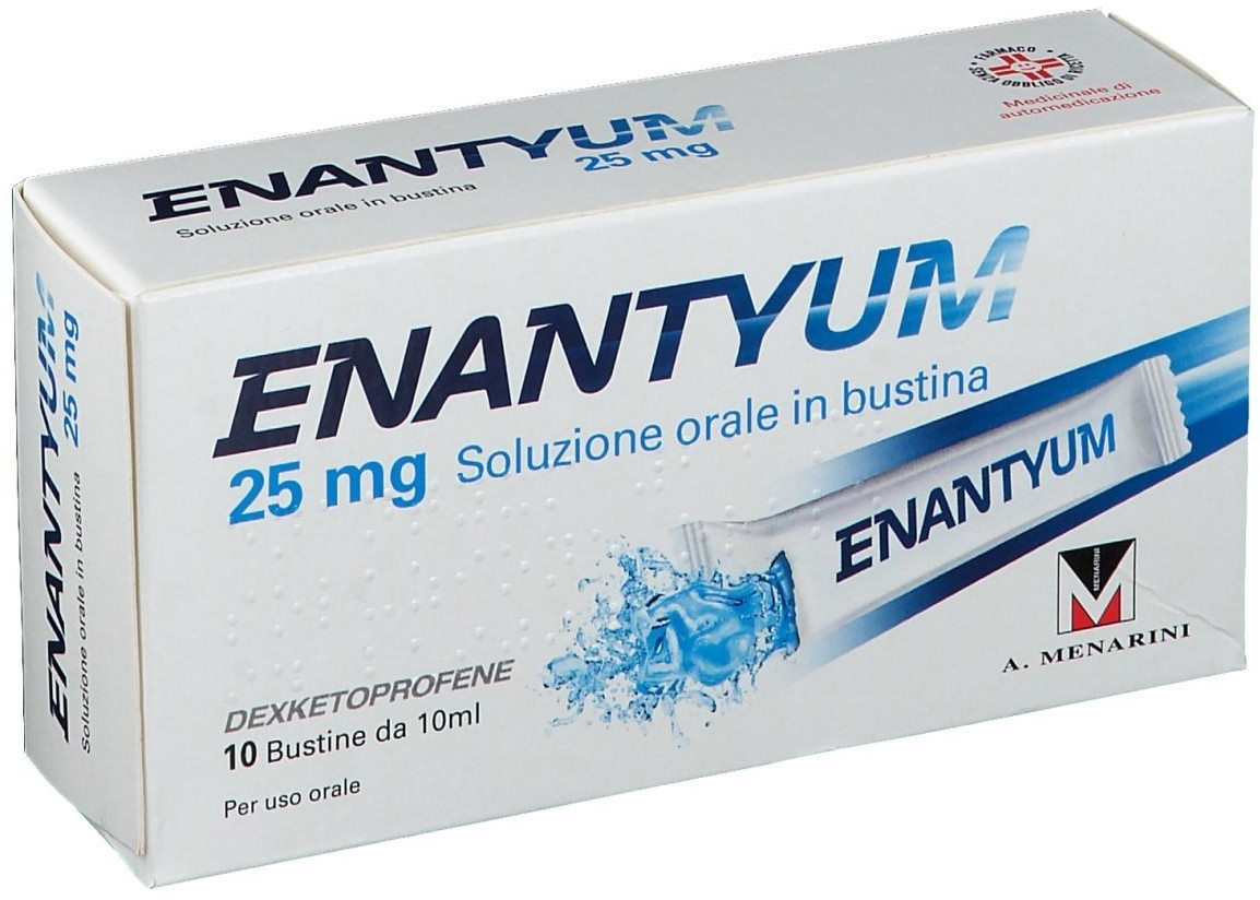 Enantyum 25 mg Soluzione Orale in Bustina (10 x 10 ml) a € 3,80 (oggi