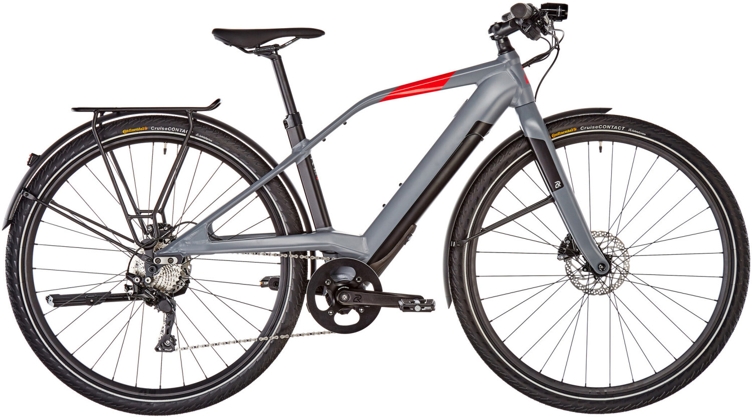 Logo FS10 FAZUA E-Bike dark grey/black/red 2019