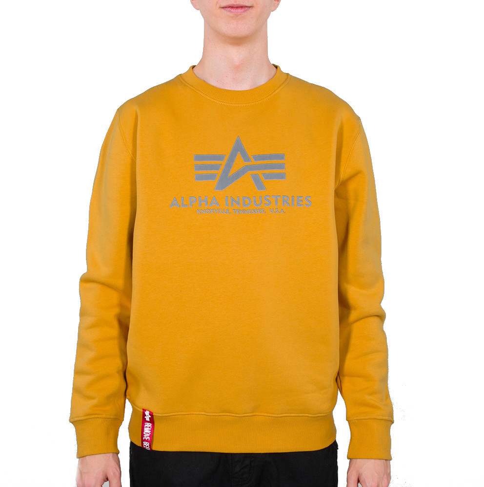 Alpha Industries Basic Sweater yellow (178302-441)