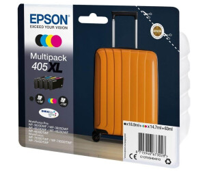 Epson Multipack 4 colori DURABrite Ultra Valigia 405XL a € 75,79 (oggi)