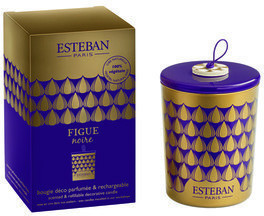 Estéban Bougie déco parfumée rechargeable figue noire