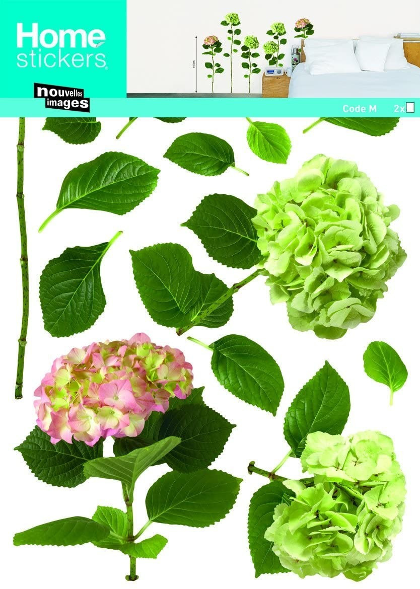 Nouvelles Images Stickers fleurs vertes