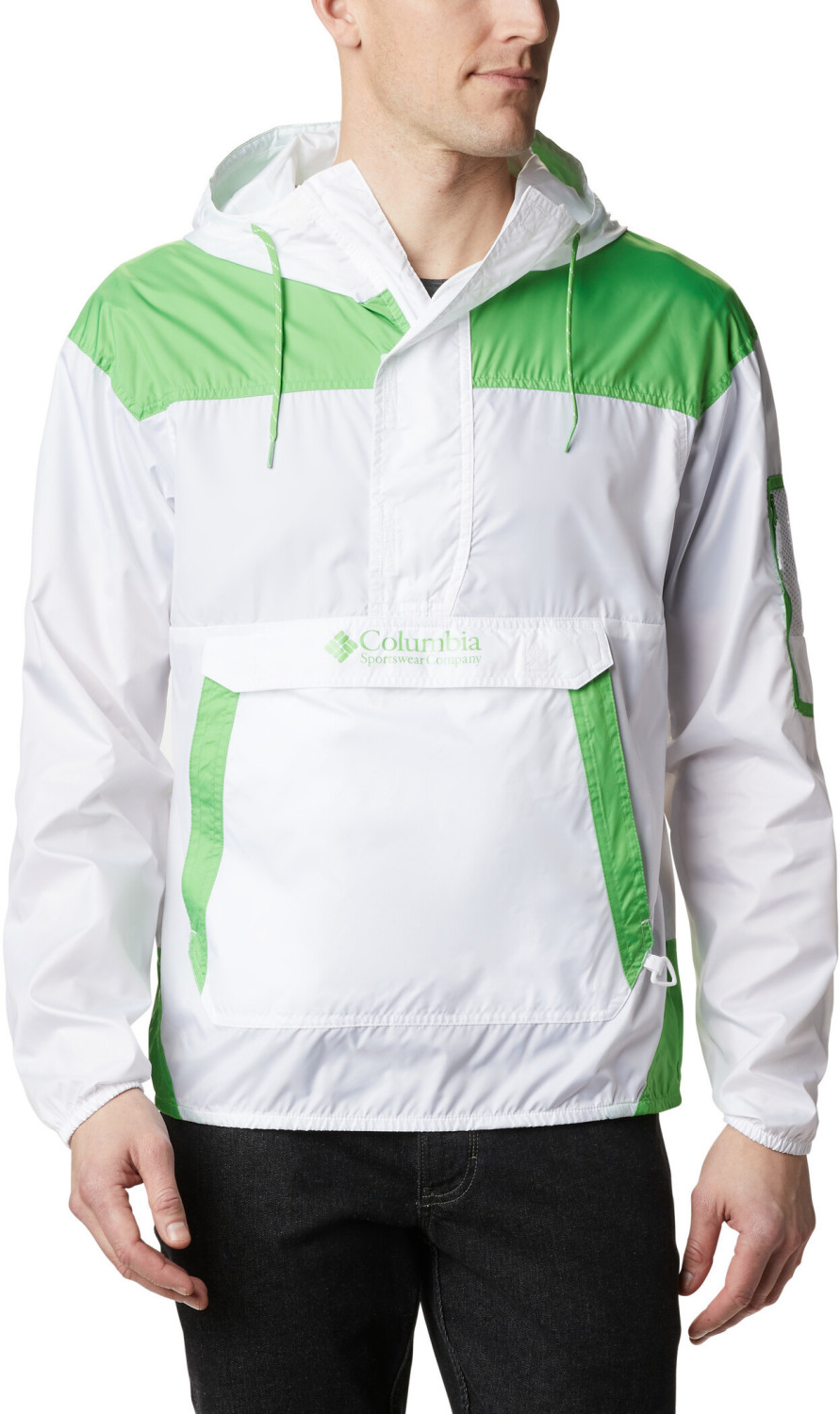 Columbia Challenger Windbreaker Men (1714291) white/green boa