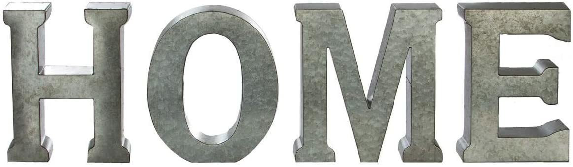 Atmosphera Lettres décoratives en métal HOME
