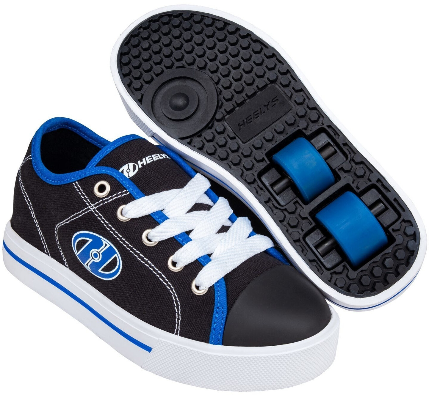 Blue and white heelys store