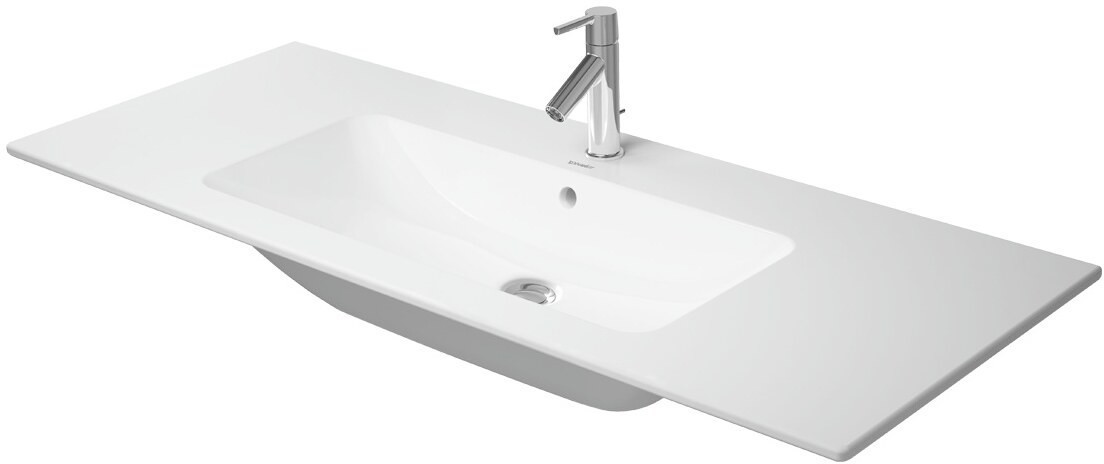 Duravit ME by Starck 123 x 49 cm weiß alpin WonderGliss 