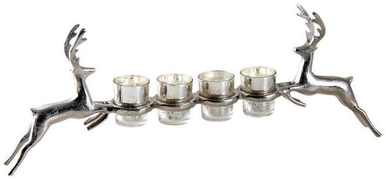 Aubry Gaspard Photophore cerfs 4 bougies vanille