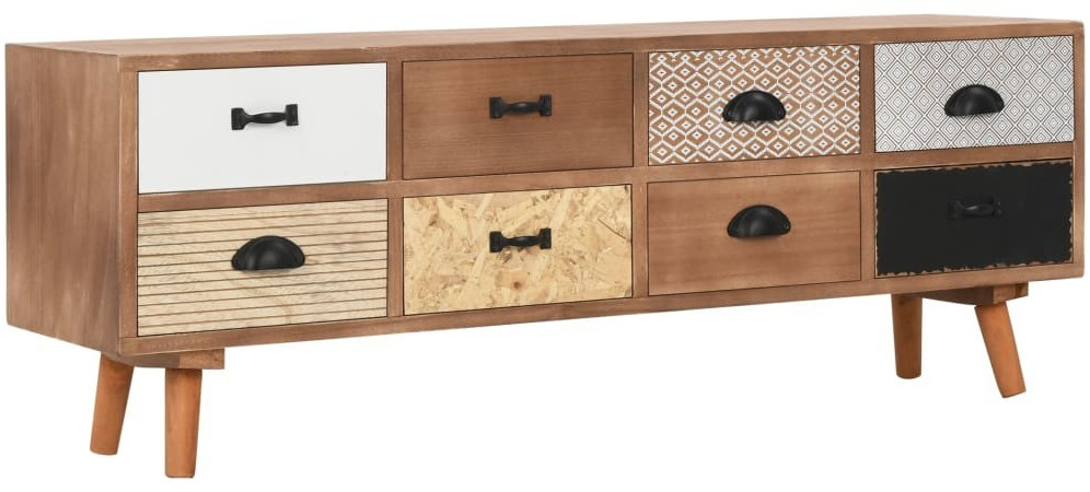 VidaXL Meuble TV avec 8 tiroirs 120 x 30 x 40 cm