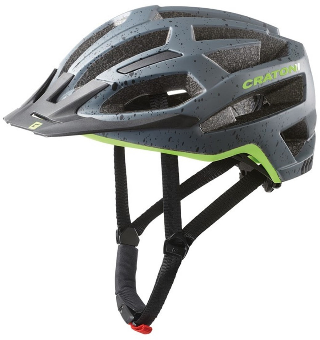 Cratoni C-Flash grey-green lime matt