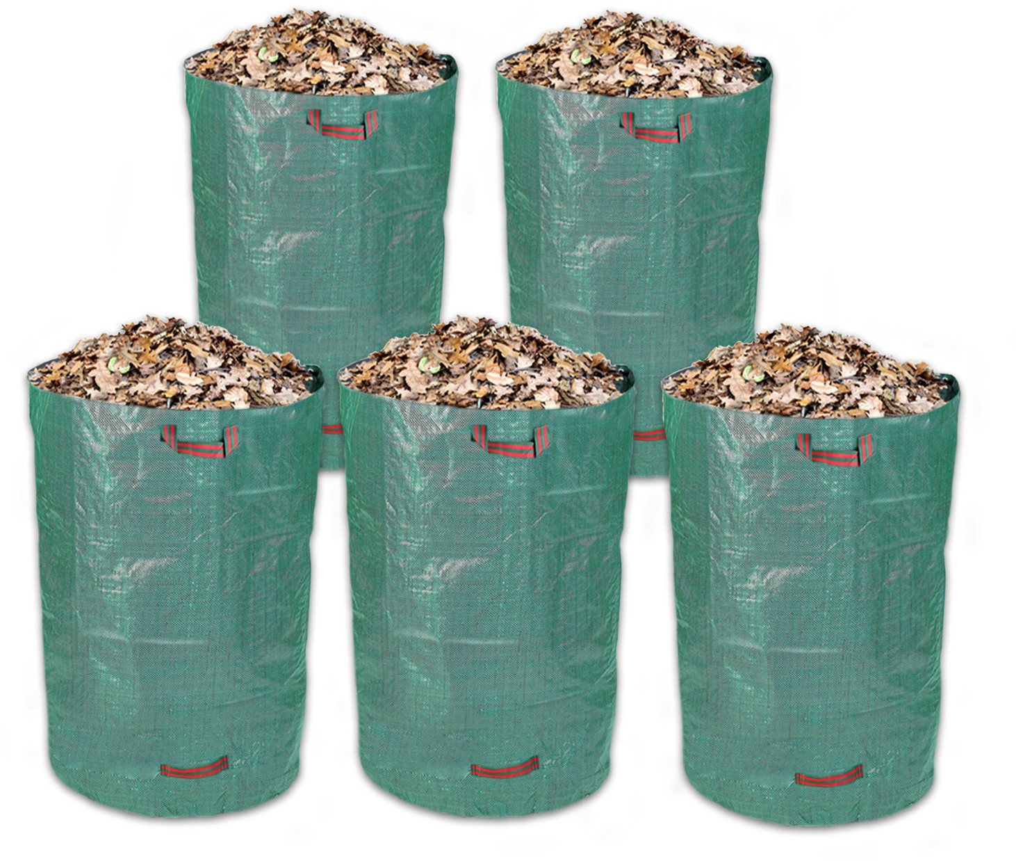 Schramm Garden bags 300L 5pcs. Green