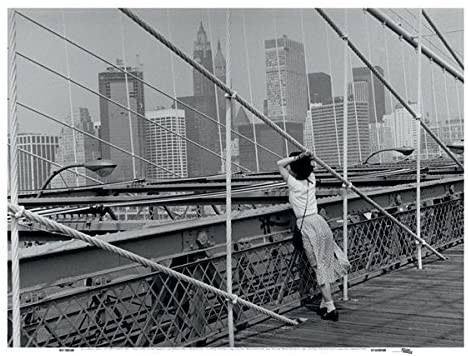 Nouvelles Images Toile imprimée le pont de Brooklyn, New York, 1982