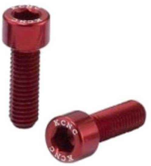 KCNC Bottle Cage Bolts M5x15 One Size Red