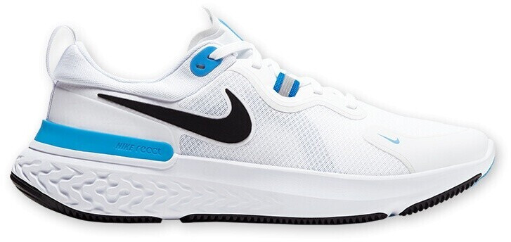 nike react miler white blue